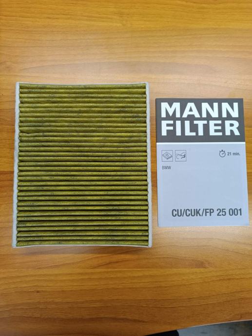 MANN-FILTER FP 2757 FreciousPlus – Filtro De Habitáculo Biofuncional Para Coche – Protege Frente A Alérgenos, Bacterias Y Gases