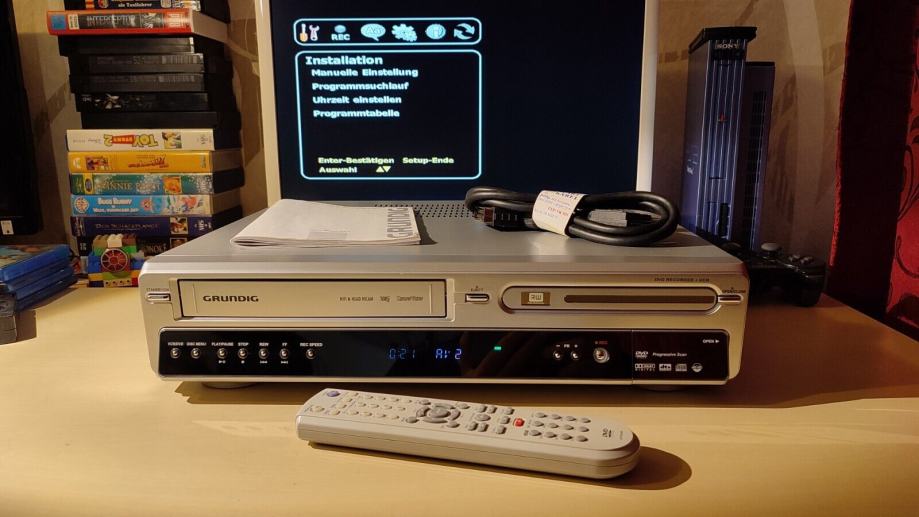 Grundig GDR 6460 VHS snimač kazeta na DVD , 6 HiFi stereo glava