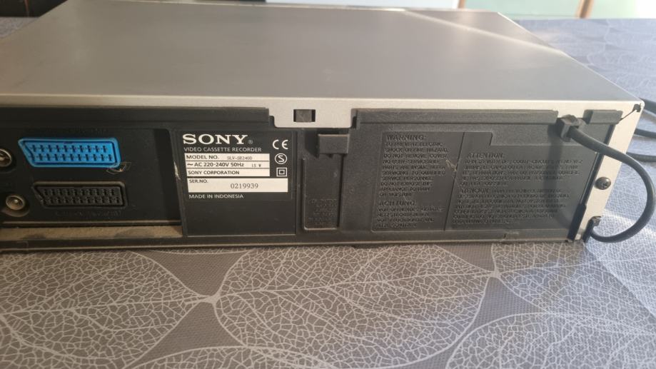 Sony smart engine VCR player