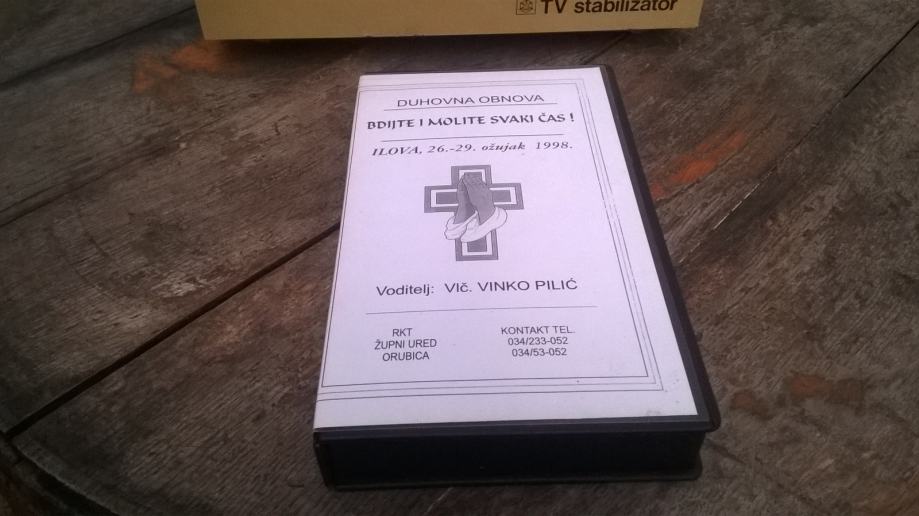 VHS DUHOVNA OBNOVA ILOVA 1998.VINKO PILIĆ