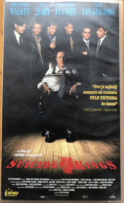 VHS / Poker kraljeva = Suicide Kings / 94 min iz 1997. / Pula