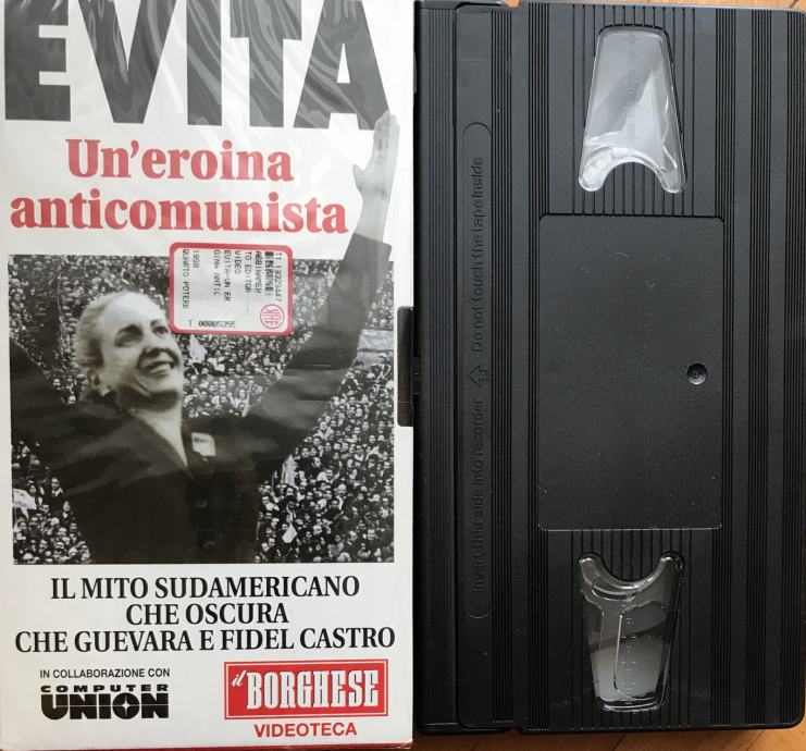 VHS / talijanski dokumentarac o Eviti ( Evita ) / 1998. /30,08kn /Pula