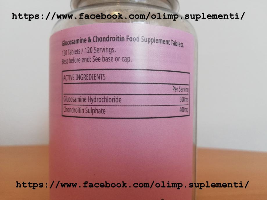 Myprotein Glucosamine Hcl & Chondroitin 120 tableta 150kn