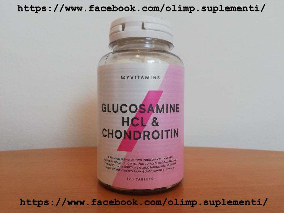 Myprotein Glucosamine Hcl & Chondroitin 120 tableta 150kn