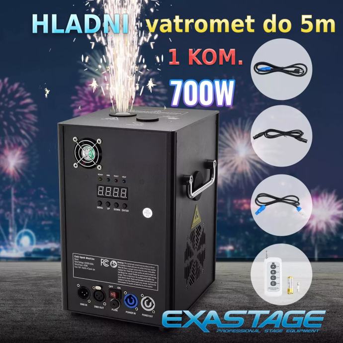 Set 2 Macchine Pirotecniche Cold Spark 700W - Per Feste E Eventi - Foto 4