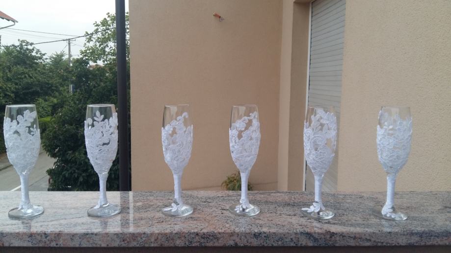 Svadbene čaše, čaše za vjenčanje