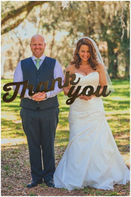 Thank you natpis za zahvalnice na vjenčanju, ŠALJEMO POŠTOM