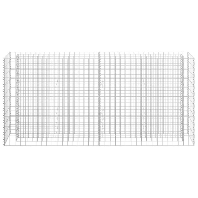 SCHULTE Krattenrek 180x40x30 cm zwart-zilver kopen