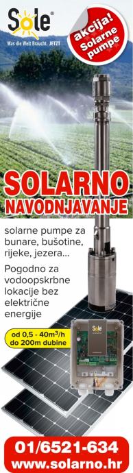Solarno Navodnjanje Solarne pumpe za vodu 2.2-11KW Trofazne Pedrollo