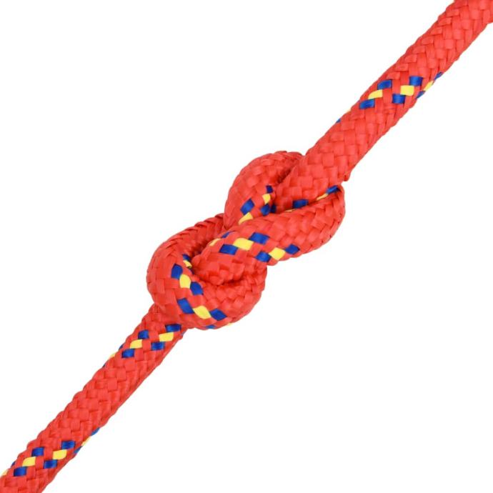 Brodski konop crveni 16 mm 100 m od polipropilena - NOVO