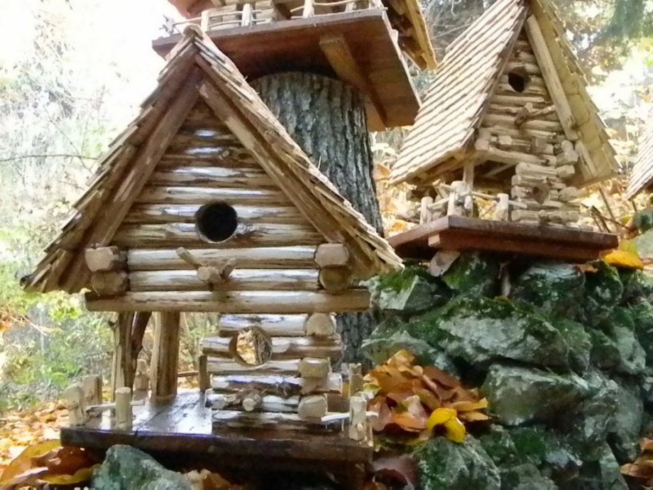 Drvene kućice i hranilice za ptice