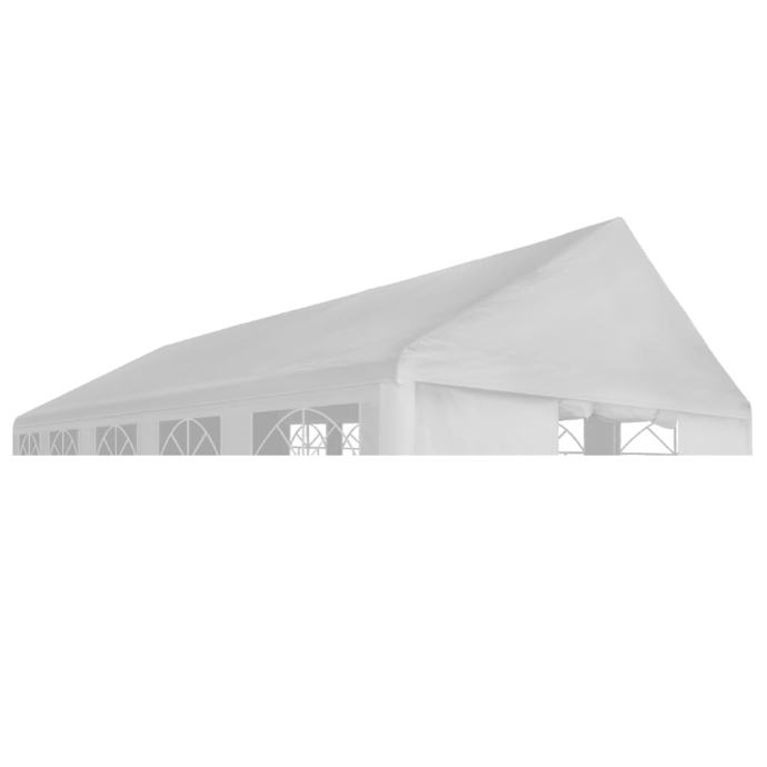 Krov za šator za zabave 3 x 4 m bijeli - NOVO