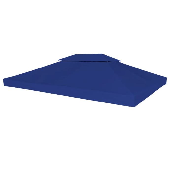 Pokrov za sjenicu s 2 razine 310 g/m² 4 x 3 m plavi - NOVO