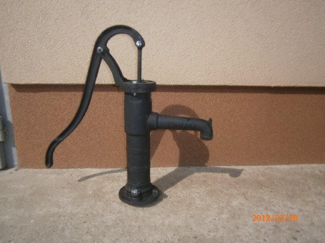 Ručna pumpa za vodu fontana dijelovi