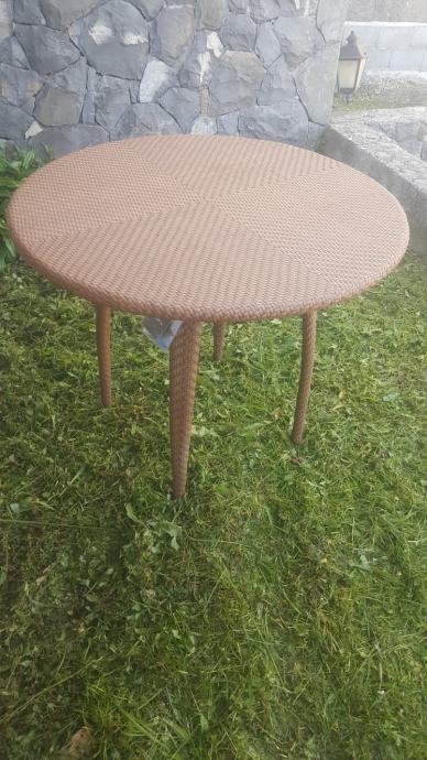 Dedon stol sa ili bez kaljenog stakla fi 90×90