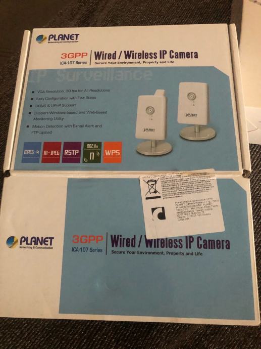 Wired / Wireless IP camera kamera