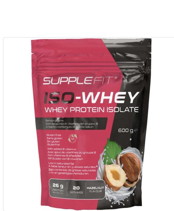 Proteini ISOWHEY 100 8kg okusom lješnjaka