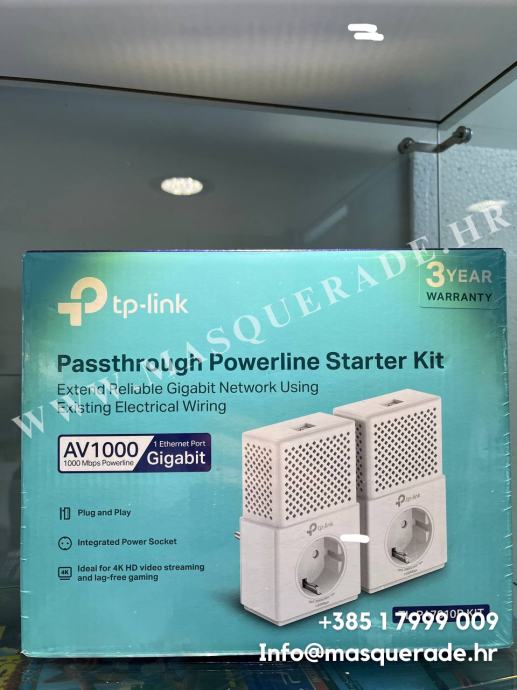 TP-Link AV1000 Gigabit Powerline Starter Kit TL-PA7010 NOVO Račun