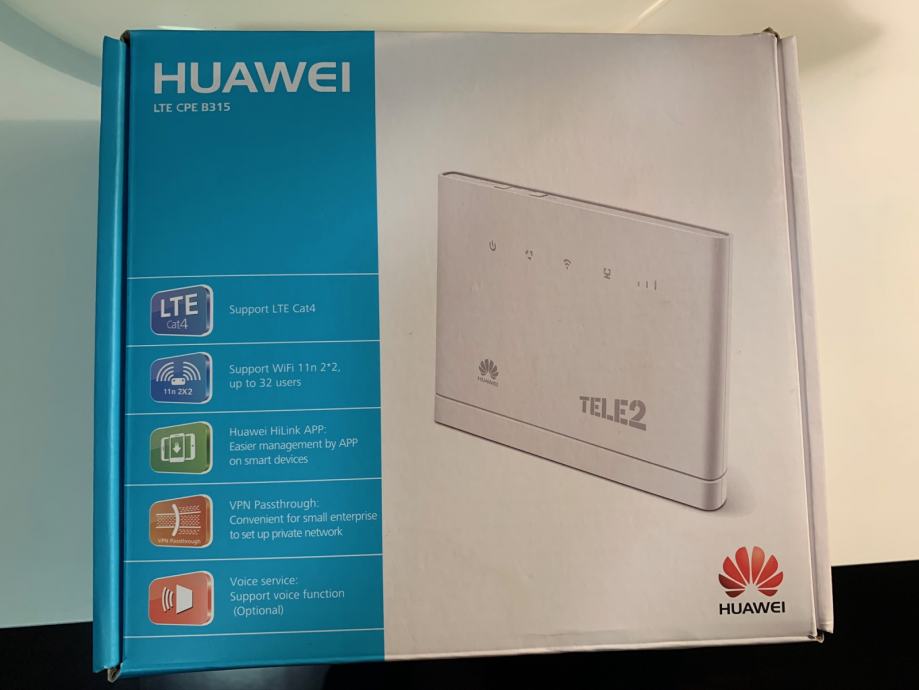 4G HUAWEI B-315 ROUTER U ODLIČNOM STANJU - sve mreže