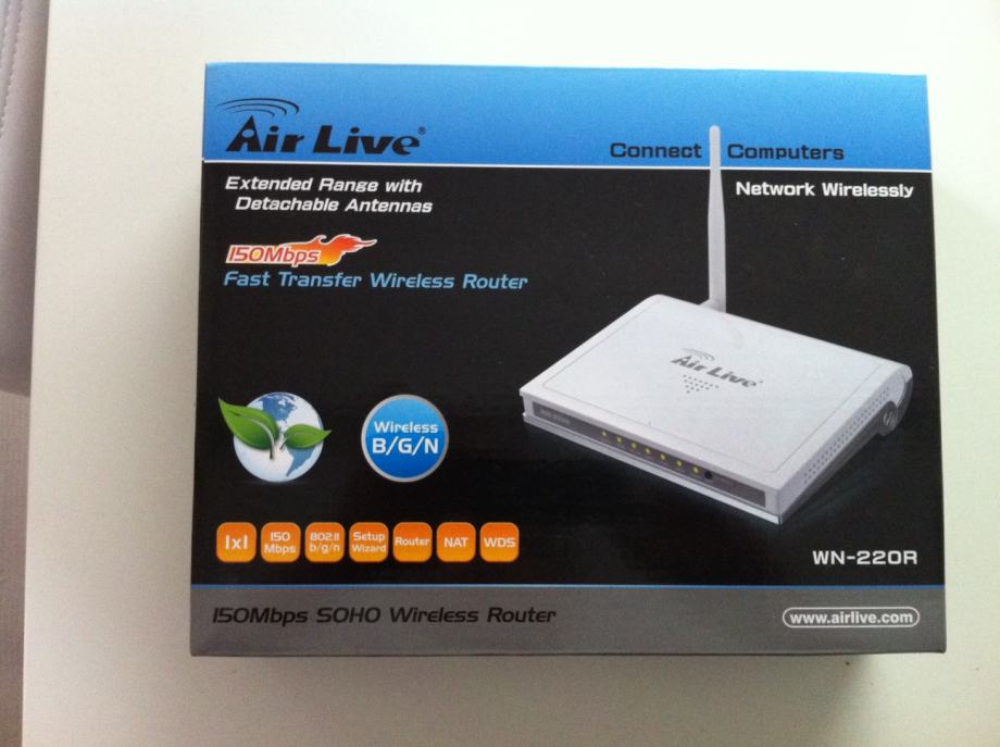 AirLive WN-220R Airlive Wireless b g n 150Mbps Broadband Router