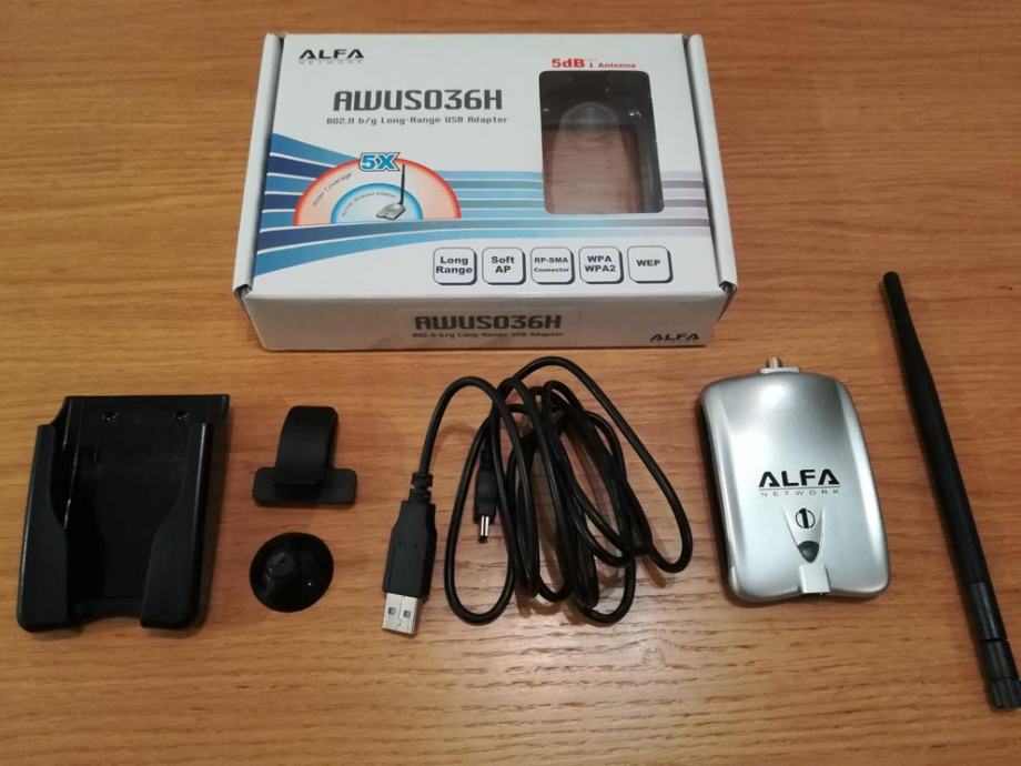 ALFA AWUS036H 802.11 b/g USB WIFI Adapter