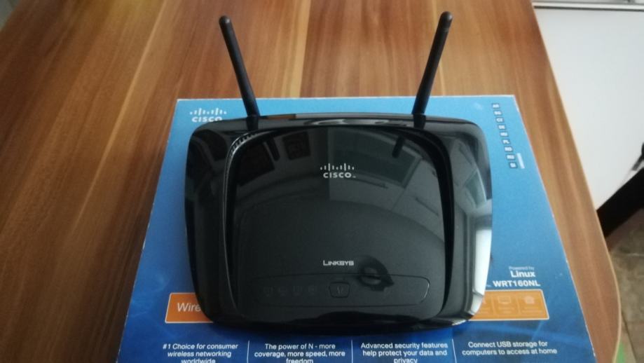 Linksys WRT160NL router, DDWRT USB NAS 802.11n Wifi