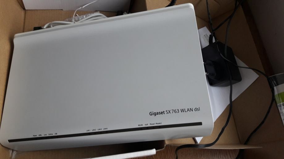 Siemens Gigaset SX763 WLAN dsl router