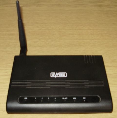 SWEEX MO251 WIRELESS ADSL 2/2+ MODEM / ROUTER ISPRAVNO