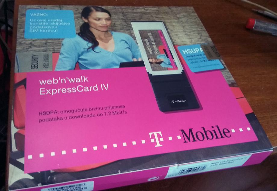 Tmobile 3G express card IV nekorišena