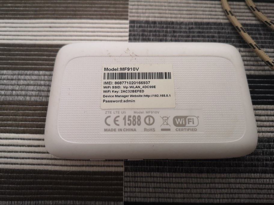 ZTE MF910V prijenosni wifi 4g LTE router A1 VIP