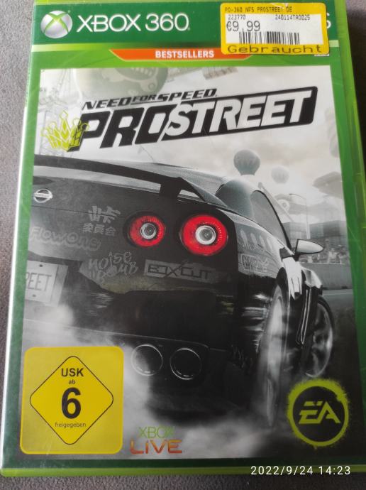 need for speed prostreet Xbox 360