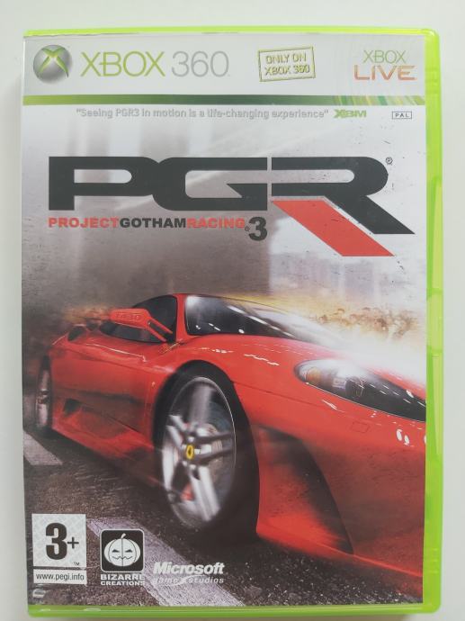 PGR  Project Gotham Racing 3  Xbox 360