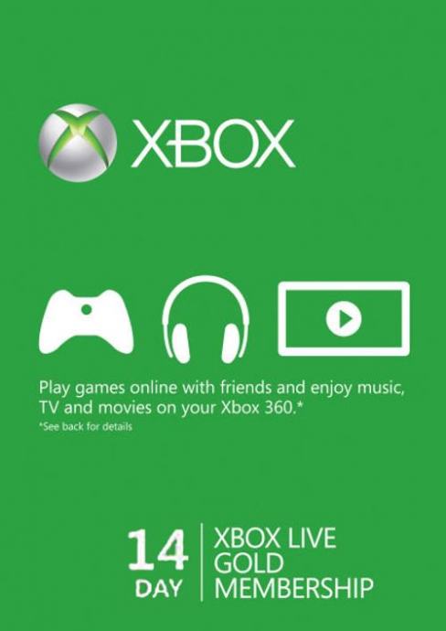 14 dana Xbox Live Gold Membership