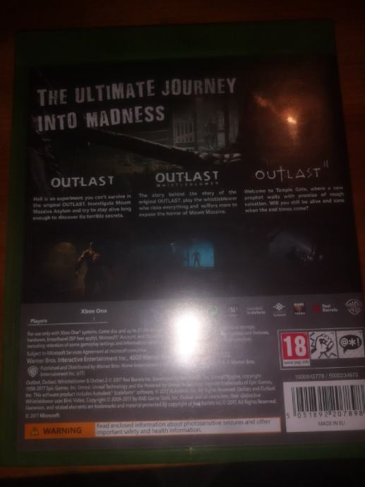 Outlast trinity xbox one