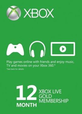 Xbox Live Gold 12 mjeseci Membership