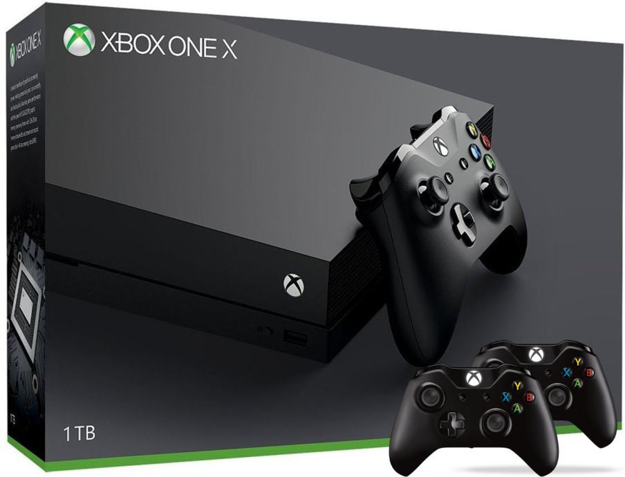 Microsoft Xbox One X 1TB + 2 x kontroler, NOVO, IZDAVANJE R1 RAČUNA