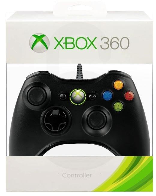 Xbox 360 Black,zamjenski žični kontroler,TRGOVINA,NOVO!