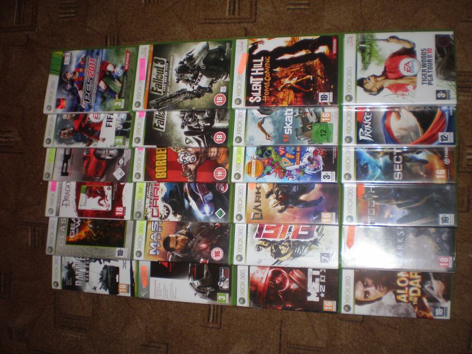 XBOX 360 IGRE RASPRODAJA 10 IGRICA PO IZBORU ZA 25€