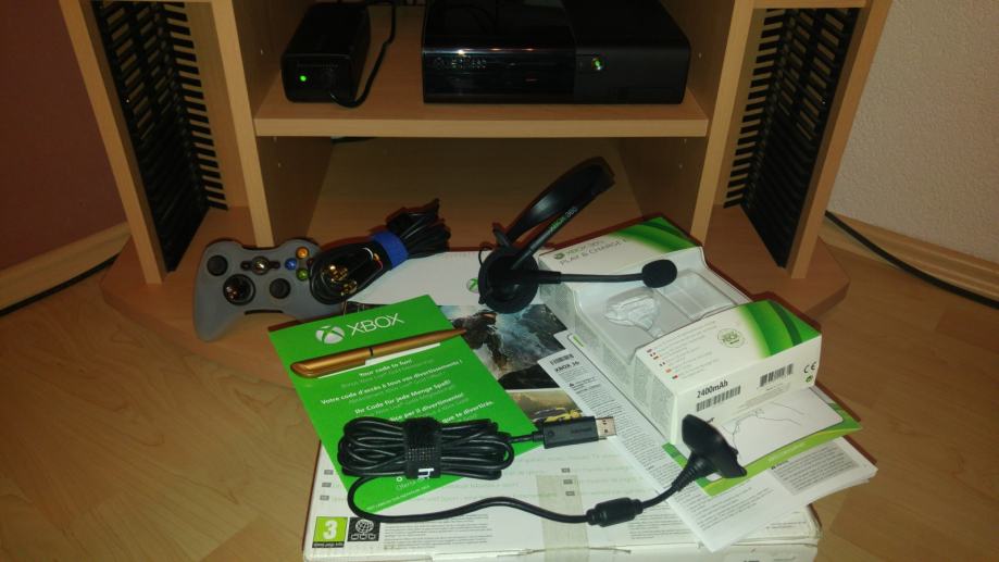 Xbox 360E 250Gb RGH/JTAG + Orginal Microsoft Play&Charge Kit 1198 kn
