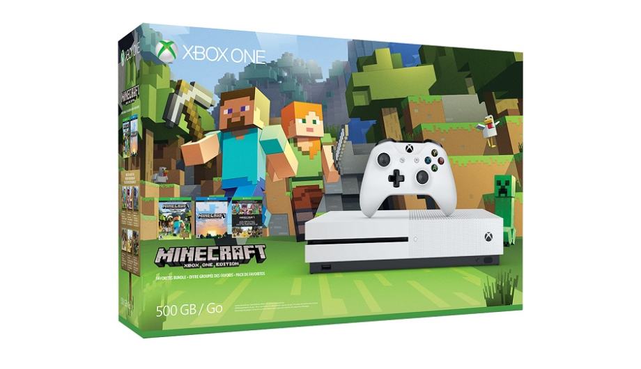 Xbox One Slim 500GB + Minecraft+ Xbox Live Gold (XBox Slim - novo)