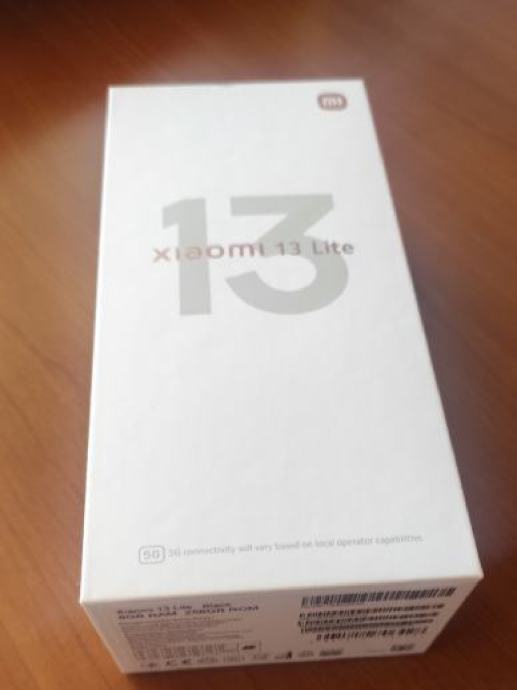 Xiaomi 13 lite black 8GB/256GB NOVO!