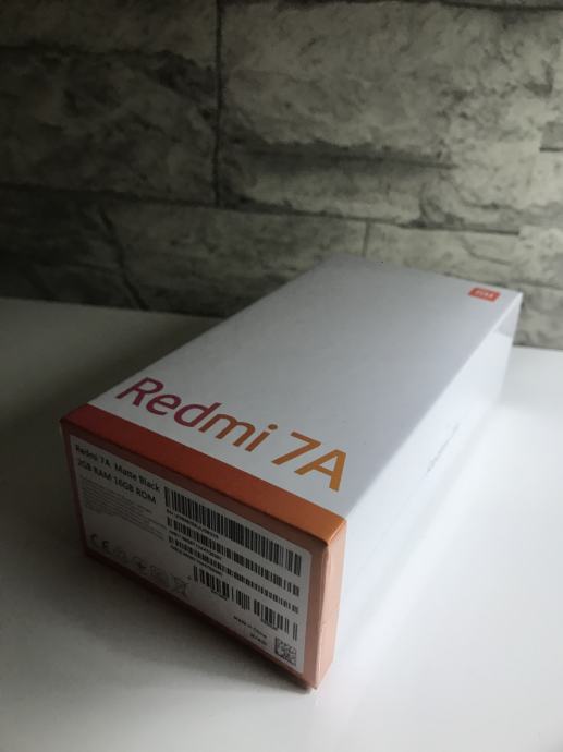 XIAOMI REDMI 7A 2019  DUAL SIM  2GB/16GB  CRNI  !!! NOVI !!!