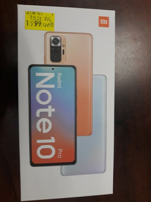 Xiaomi Redmi Note 10 Pro 6/128GB Pro Onyx Gray (NOVO!!!)