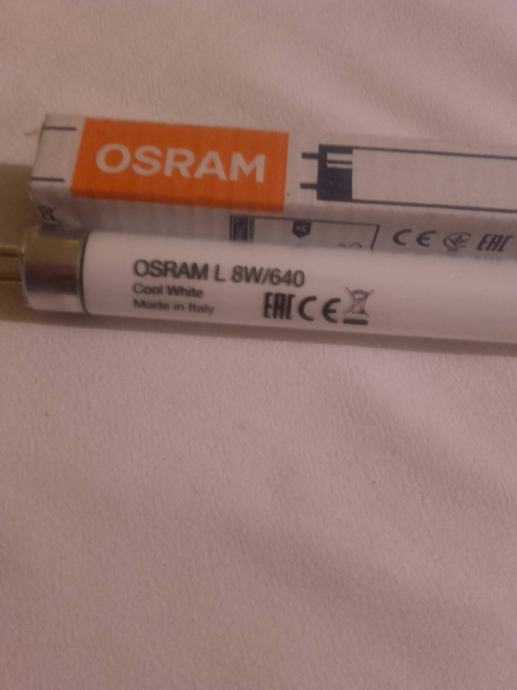 Lot De 2 Tubes Fluorescents OSRAM L8W/640 — Neufs Sous Blister