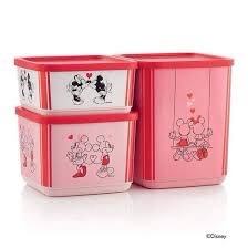 Tupperware set Cubix Mickey & Minnie