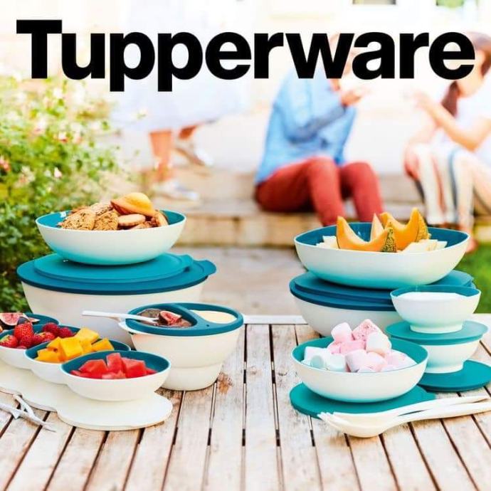 Wunderschne Tupperware Allegra Set Ebenbild