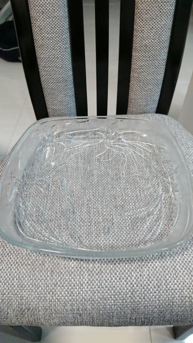 Zdjela prozirna četvrtasta