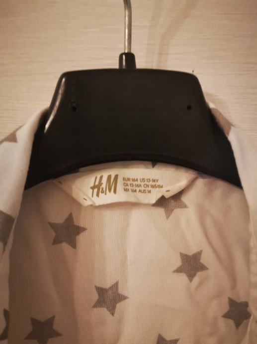 Bijela košuljica sa zvjezdicama bez rukava H&M