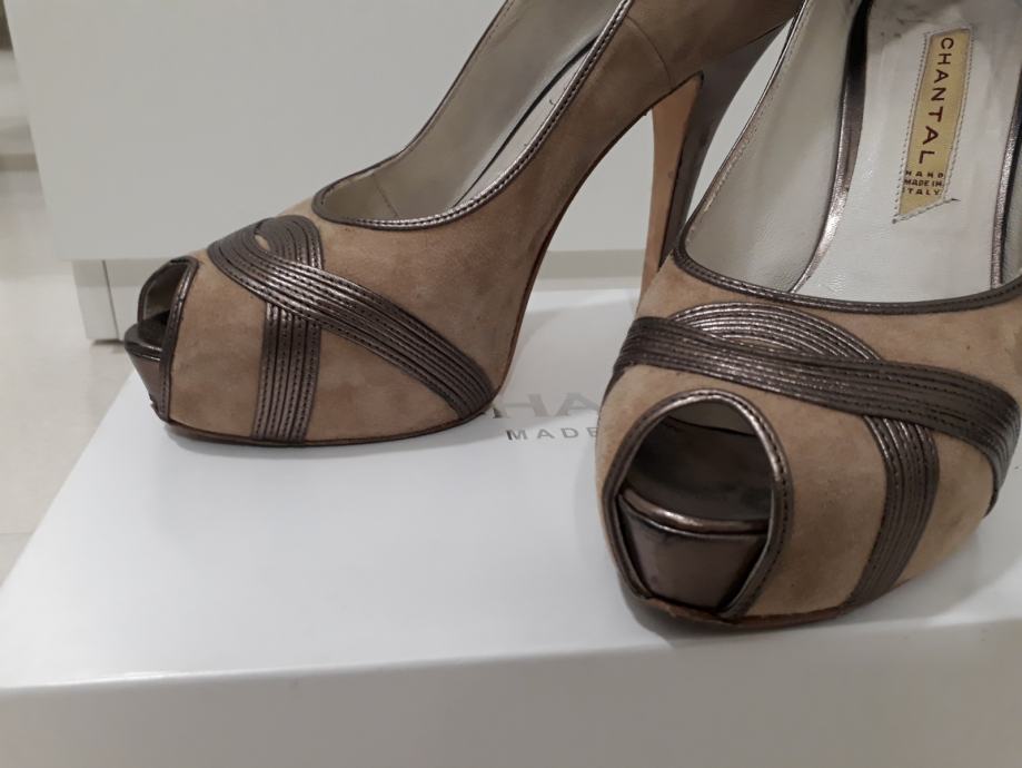 Chantal Shoes Italy, kožne, jednom nošene, broj 37 Chantal Shoes Italy, kožne, jednom nošene, broj 37