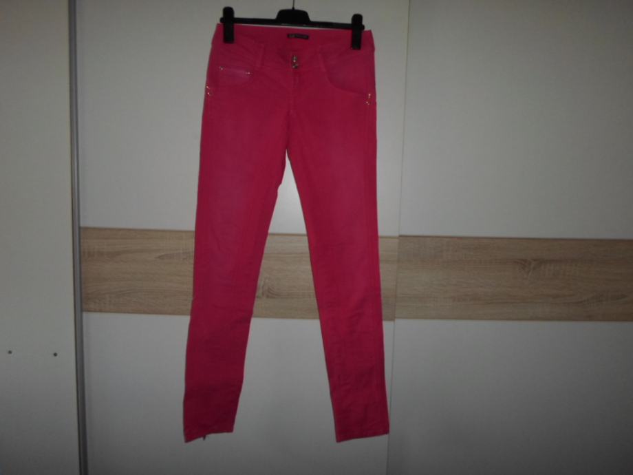 PATRIZIA PEPE pink hlače/traperice vel.42